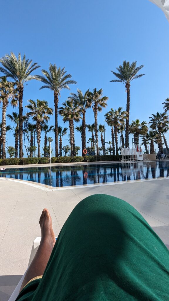 January New Years Reset Lounging Poolside